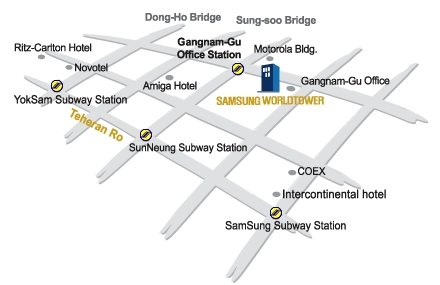 삼성 뭘드 타워 Map
